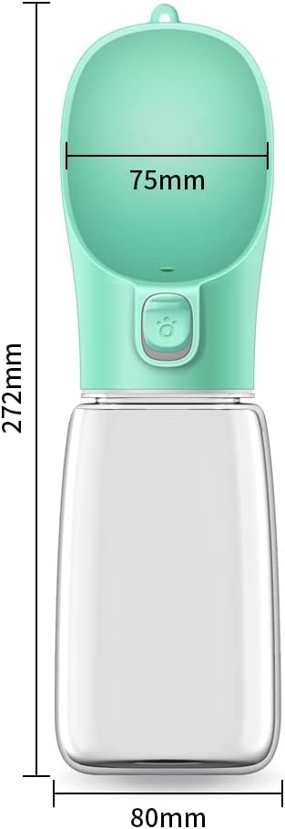 Bouteille d'eau Portable pour Chien,550ml Bouteille d'eau de Voyage antibactérienne de qualité Alimentaire pour Chien et Chat, Eau Potable pour Animal de Compagnie en Plein Air
