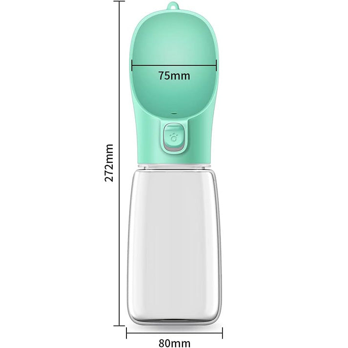 Bouteille d'eau Portable pour Chien,550ml Bouteille d'eau de Voyage antibactérienne de qualité Alimentaire pour Chien et Chat, Eau Potable pour Animal de Compagnie en Plein Air