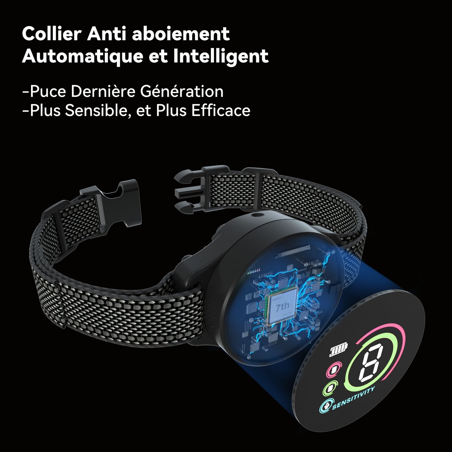 Automatic Anti Bark Dog Collar,Vibrating Collar-B659