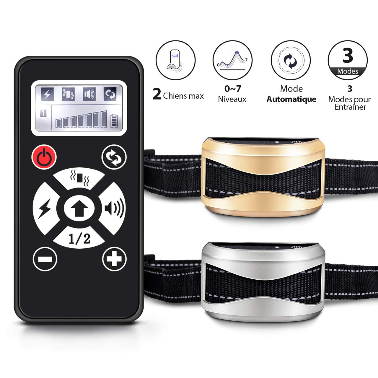 Training and Anti Bark Collar--Shock Collar--700 Meter Range-P813-2
