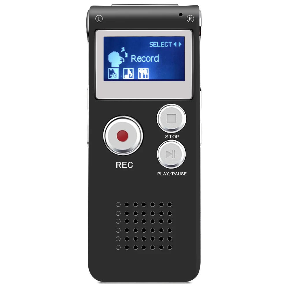 Vankii Digital Voice Activated Recorder Mini Audio Recorder with Lavalier Microphone USB Rechargeable HD Sound Portable Recording Device