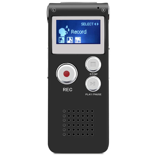 Vankii Digital Voice Activated Recorder Mini Audio Recorder with Lavalier Microphone USB Rechargeable HD Sound Portable Recording Device