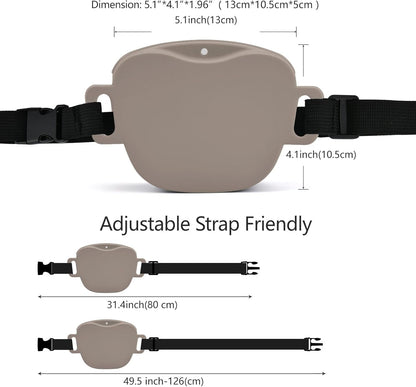 Pochette de dressage pour animaux de compagnie avec fermeture magnétique clicker 2.0 améliorée, ceinture en silicone de 1,66 tasse pour friandises pour chien, parfaite pour l'exercice et la