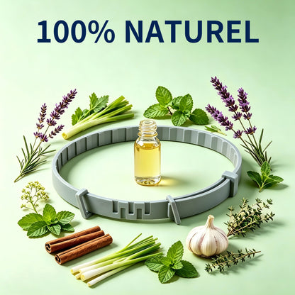 Collier Apaisant Anti‑Puces et Tiques pour Chat, Traitement Naturel,Jusqu'à 8 Mois de Prévention Puces et Tiques, Soutien Apaisant Contre Stress et Comportements Indésirables, Taille Ajustable