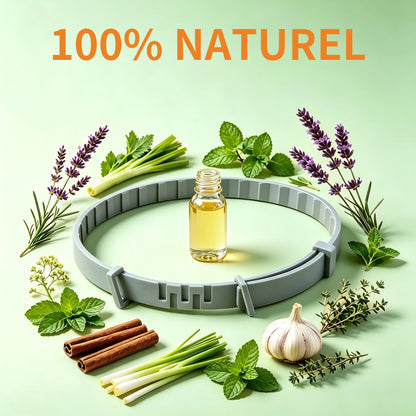 Collier Apaisant Anti‑Puces et Tiques pour Chien,Traitement Naturel,Jusqu'à 8 Mois de Prévention Puces et Tiques, Soutien Apaisant Contre Stress et Comportements Indésirables, Taille Ajustable