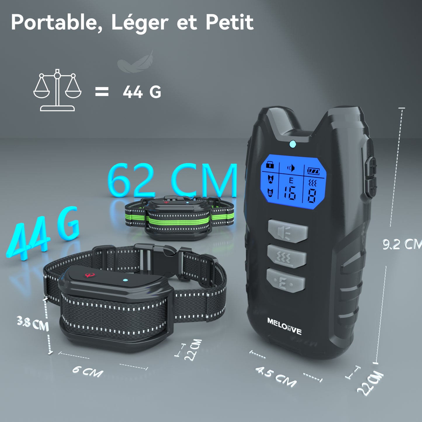 Training Collar--Shock Collar--400 Meter Range--GDT101-2