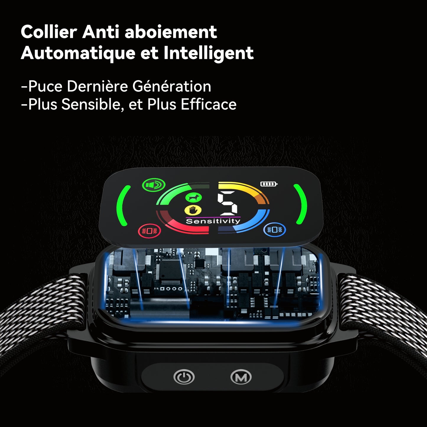 Automatic Anti Bark Dog Collar,Vibrating Collar-BS1