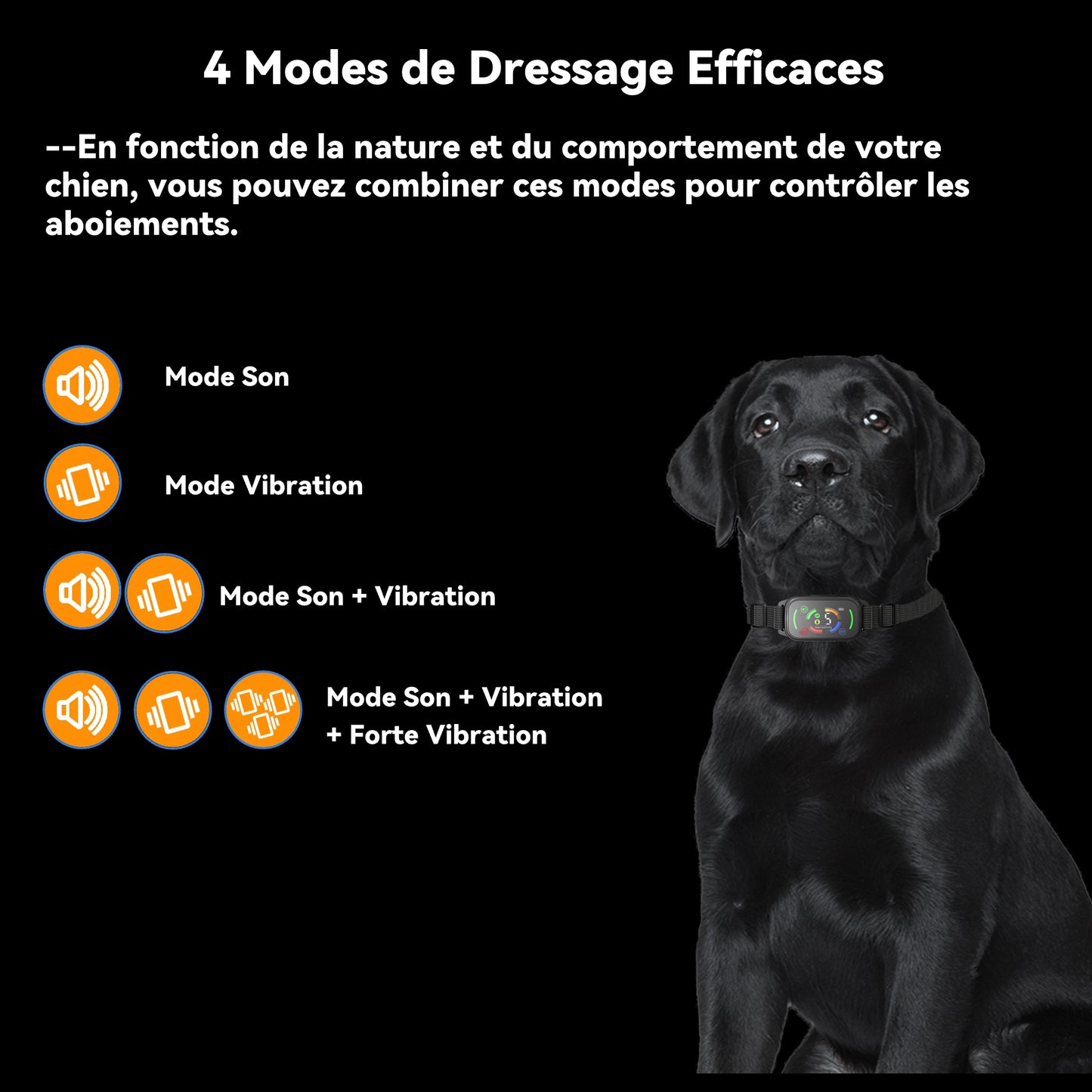 Automatic Anti Bark Dog Collar,Vibrating Collar-BS1