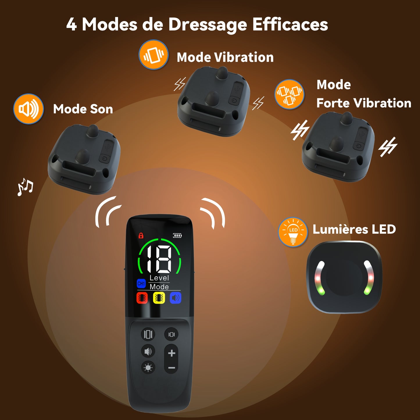 Training Collar--Vibrating Collar--2500 Meter Range-BD14T 