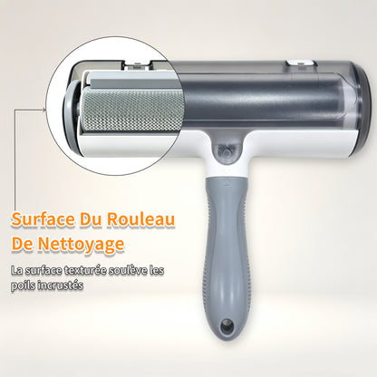 Brosse Anti Poils Animaux pour Chat Chien, Brosse de Nettoyage Magique Réutilisable pour Eliminer les Poils D'animaux sur les Canapés,Tapis,Literie,Vêtements
