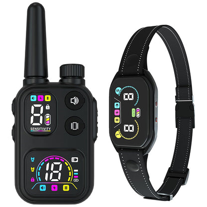 Collier de Dressage et Anti Aboiement--Collier Choc--Portée de 3800 Mètres-MT21