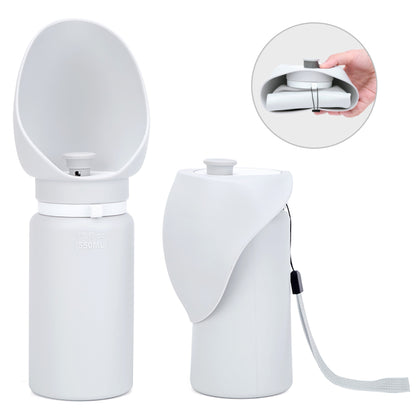 Bouteille d'eau pour Chien 550ml,Gourde pour Chien avec Bol Intégré,Distributeur d'eau Portable de Qualité Alimentaire pour Chien et Chat, Gourde pour Animaux de Compagnie en Plein Air