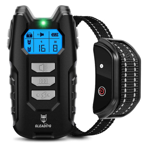 Collier de Dressage pour Chien Rechargeable et IP67 Étanche avec Portée de 400 Mètres--GDT101